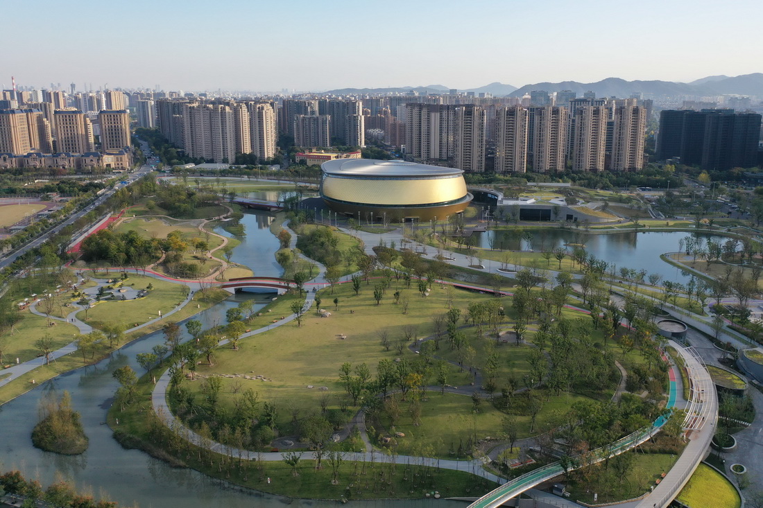 杭州自主学习中心所在的公园